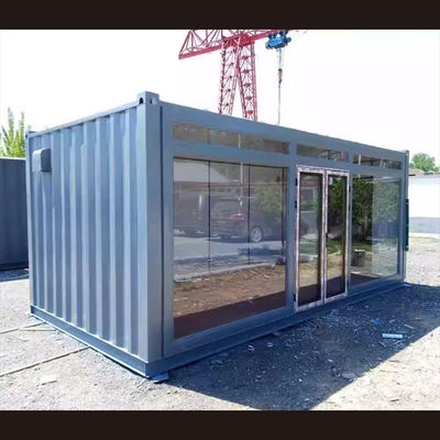 Standard Single Story Container Homes Constructed With Laminate Flooring PVC Ceiling And Rock Wool Insulation