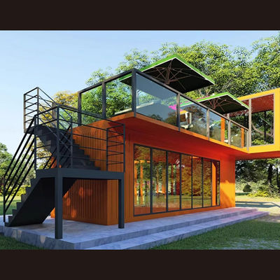 PVC Ceiling And Aluminum Sliding Window Single Story Shipping Container Homes For Living / Office / Storage Standard