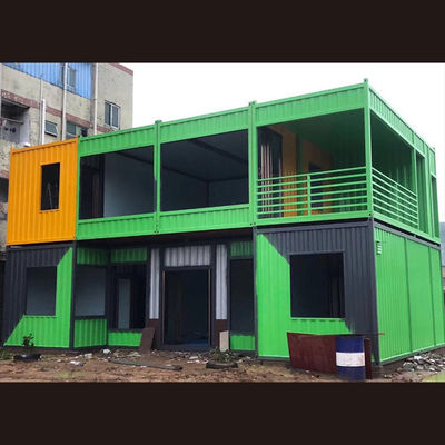 Mua Heavy Duty Container House 2 tầng thép sáng thanh phẳng với cấu trúc thép mạ nóng online manufacture