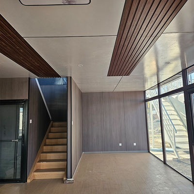 Buy Customize Building Style Light Steel Double Container House Villa Customized Building online manufacture