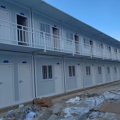 Buy Air Vents Standard Container House Double Storey Fireproof With Steel Construction And Plywood Floor online manufacture