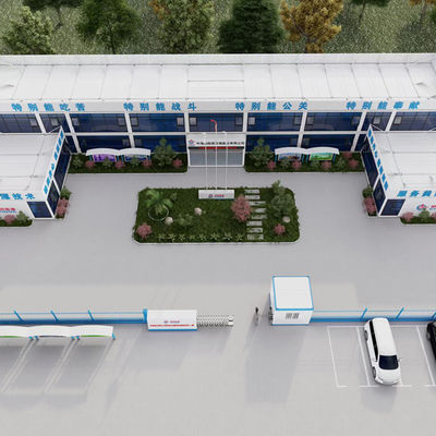 Buy Spacious Interior Multi Story Shipping Container Homes Modern Design For Living Room Decoration online manufacture