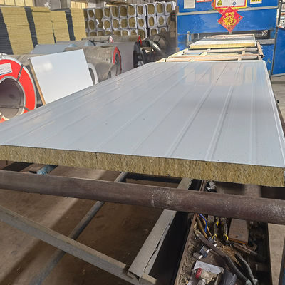 Buy Waterproof Sandwich Panel Rockwool Non Toxic And Non Polluting Class A1 Fire Rating online manufacture