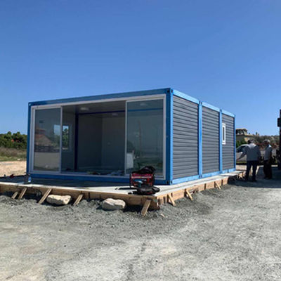 Buy Classification 2 Bedroom Prefab Container Homes With 50mm / 75mm Sandwich Panel Wall online manufacture