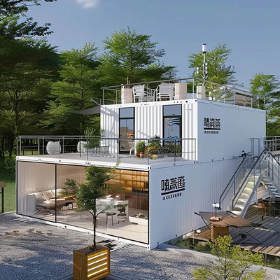 Buy Customized 2 Floor Container House Stores In Shopping Malls Movable  Windproof  Sturdy And Durable online manufacture