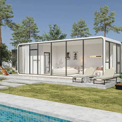 Buy Modern Design Style Corten Steel Fire Globe Modular Shipping Container Homes For Outdoor online manufacture
