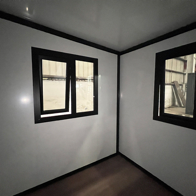 4 λιμάνια διπλή πτέρυγα επέκταση Prefab Container House κατασκευασμένο από πλαστικό με LED δείκτη