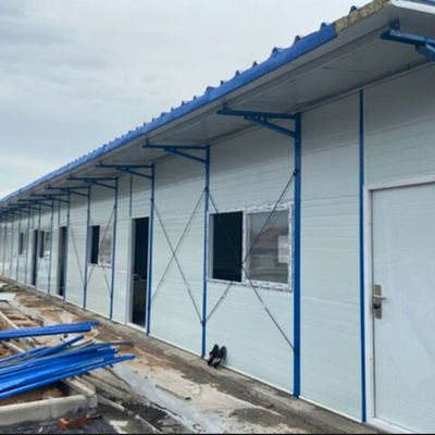 Anti Corrosive Coating Standard Single Story Container Homes With Rock Wool Insulation And Steel Structure