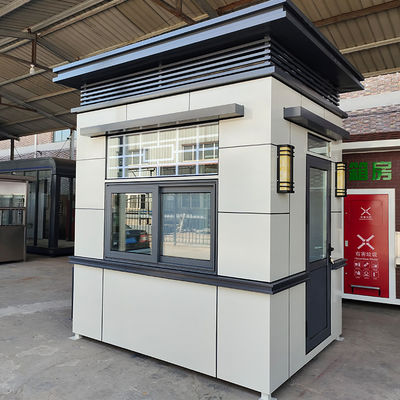 Durability Guaranteed Sturdy Shipping Container Booth  With White Aluminum Alloy