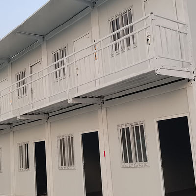 Two Story Container House Customization Locking System And Plywood Floor Container House 2 Floor