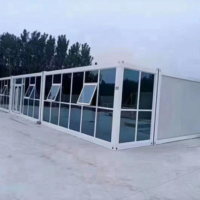 Air Conditioning Ventilated Single Story Shipping Container Homes Fireproof  Conex Box House