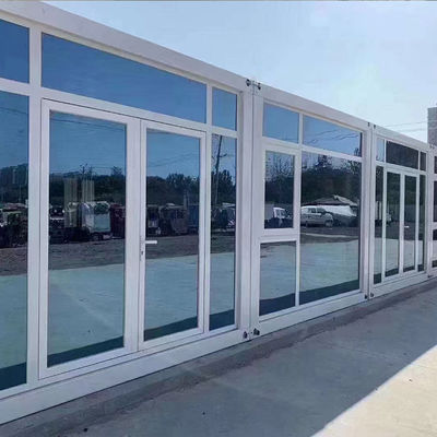 Private Hotel Room Single Level Container Homes / Galvanized Light Steel Conex Box Homes