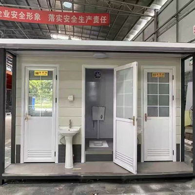 CE Certifications Dual Flush One Piece Portable Restrooms With Standard Design