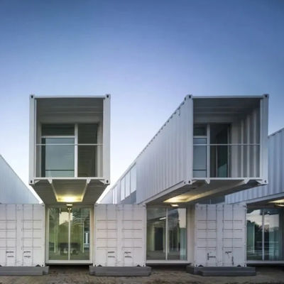 Accessibility Shared Bathroom Cleanroom Container Cabin With Inner Corridor