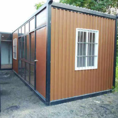 Single Room Branding Floor Standing Light Box Container House For Exhibition