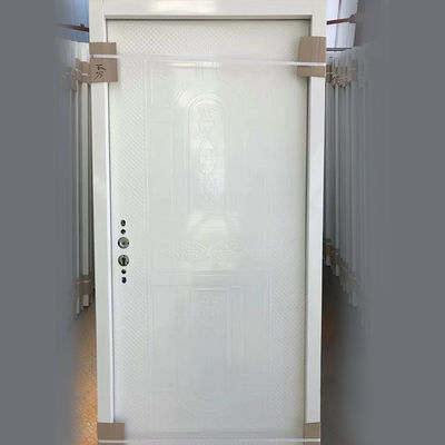 Tempered Insulating Glass Steel Security Doors For Secure  Impact resistant