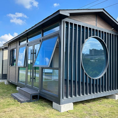 Wind Load 50m/S Prefab Shipping Container House With PVC Sliding Window And 150 ㎏/M2 Floor Loading Capacity