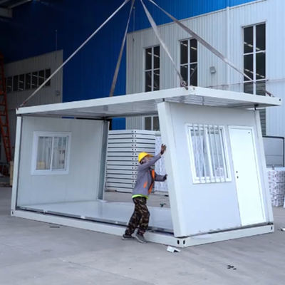Fireproof Assembly Required Folding Shipping Container House Space Saving Solution
