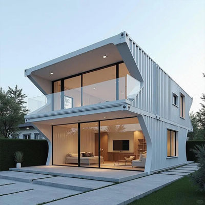 Commercial Street Assemble Container House Environmental Protection Economic Span Large Size