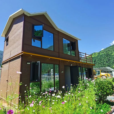 Hot Dip Galvanized Light Steel Villa Container House With Flexible Space Layout