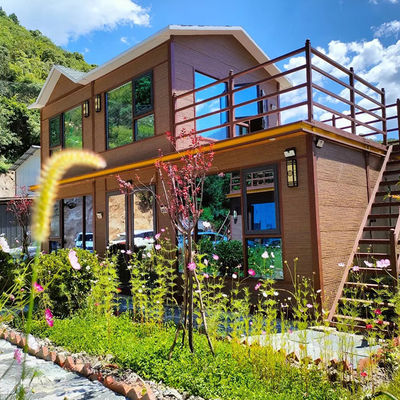 Light Steel Villa Container House Hot Galvanized Steel with Customized Design