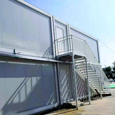 The prefabricated and assembled inner corridor-style mobile house, which makes efficient use of space, is super convenient to use immediately after installation